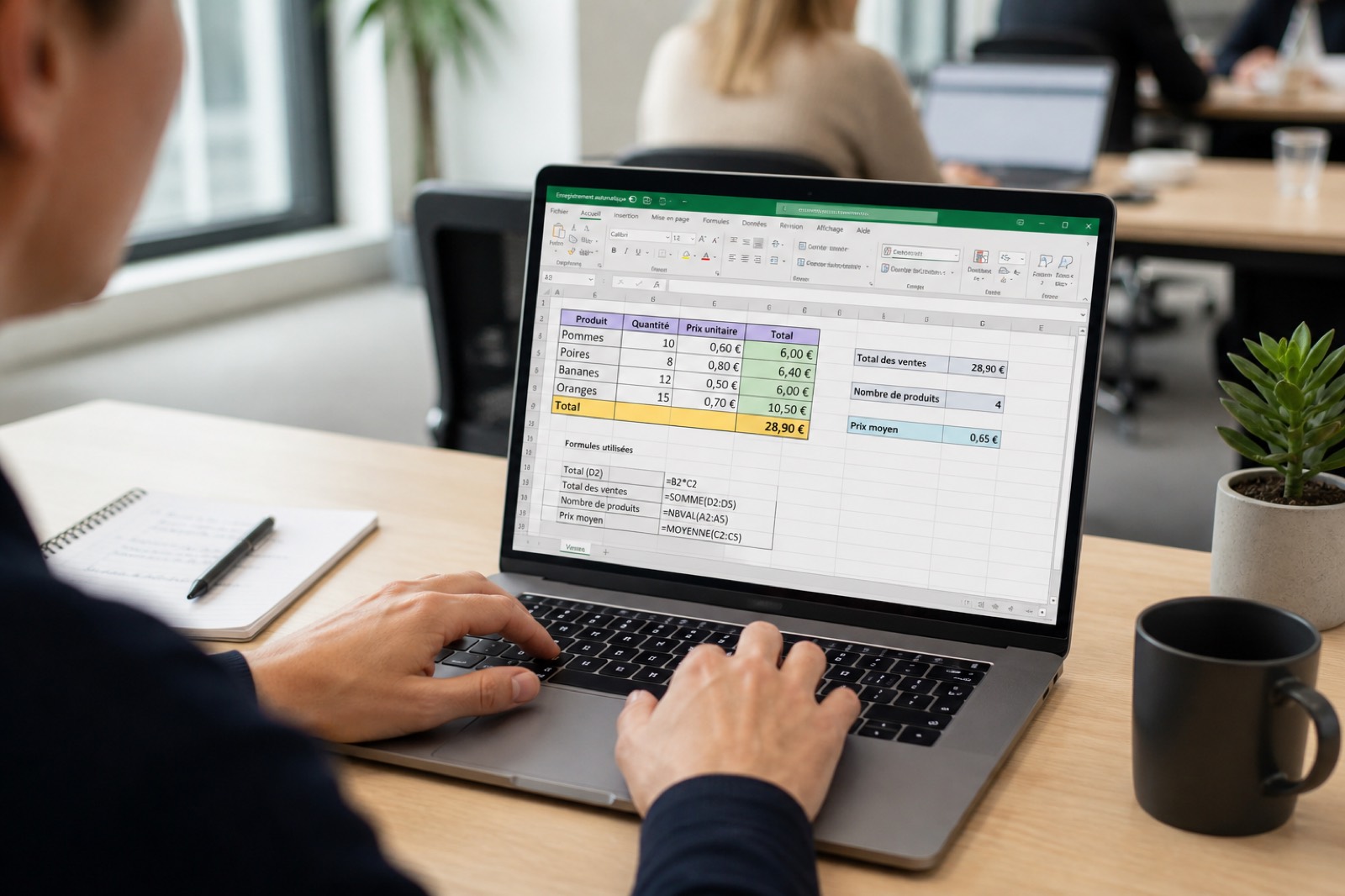 Formation Excel en présentiel à Metz